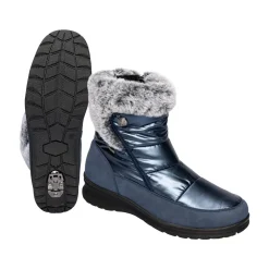 Winterstiefel mit Spikes "Karla" blau