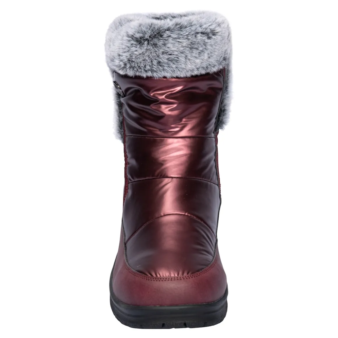 Winterstiefel mit Spikes "Karla" bordeaux