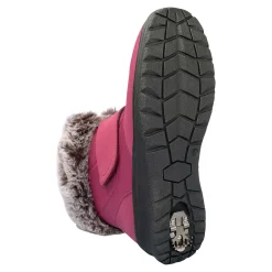 Winterstiefelette mit Spikes & Klett „Monika“ beere