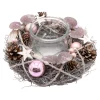 Winter-Windlicht „Rosa“