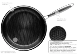 Wok, Edelstahl Hestia 1 x Pfanne