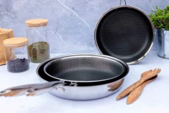 Wok, Edelstahl Hestia 1 x Pfanne