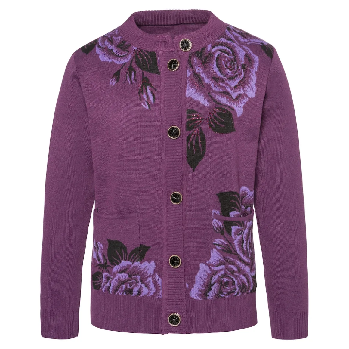 Wärme-Cardigan „Rosenwelt“