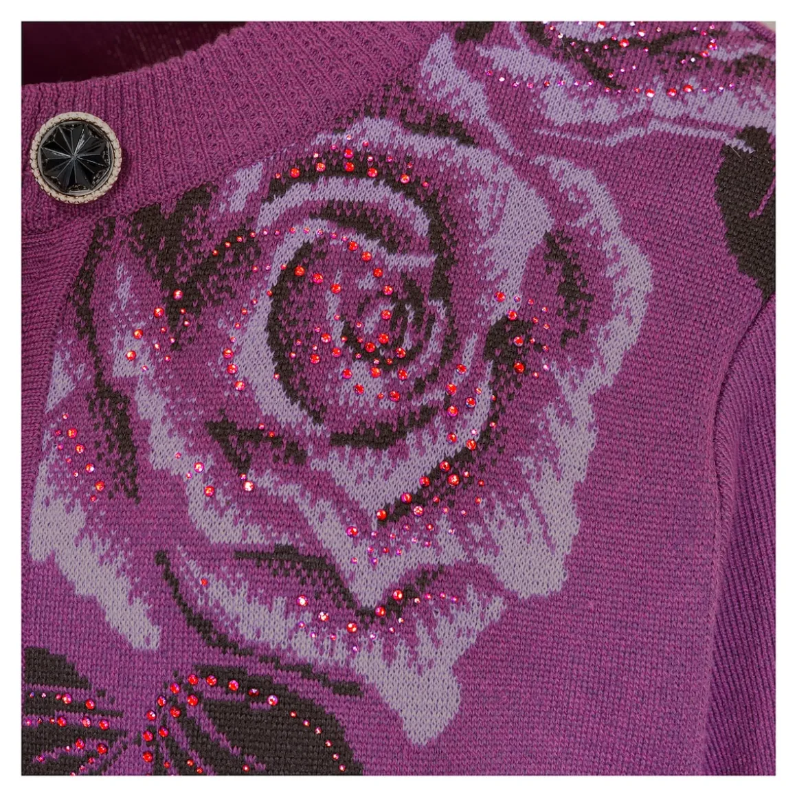 Wärme-Cardigan „Rosenwelt“