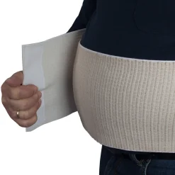 XXL Nierenwärmer mit Stützf, stark eins.beige, stark gerauht Weiß